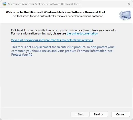 Microsoft Malicious Software Removal Tool Latest Version